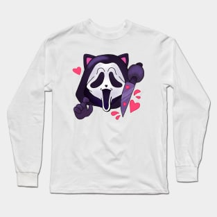 This is your valentine the Ghostface killer! Long Sleeve T-Shirt